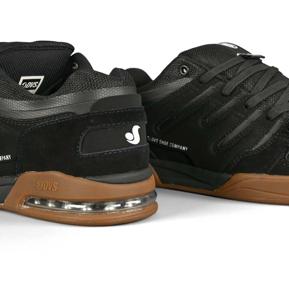 DVS Tycho Skate Shoes - Black-Black-Gum