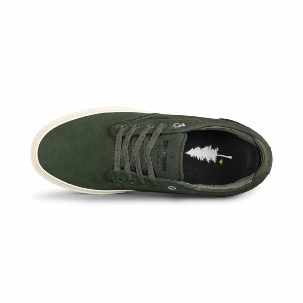 Emerica Dickson Skate Shoes - Forrest Green