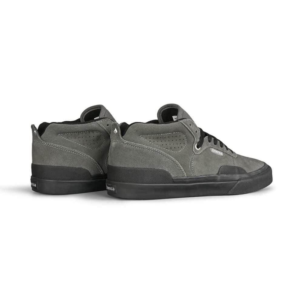 Emerica Pillar Mid-Top Skate Shoes - Grey/Black