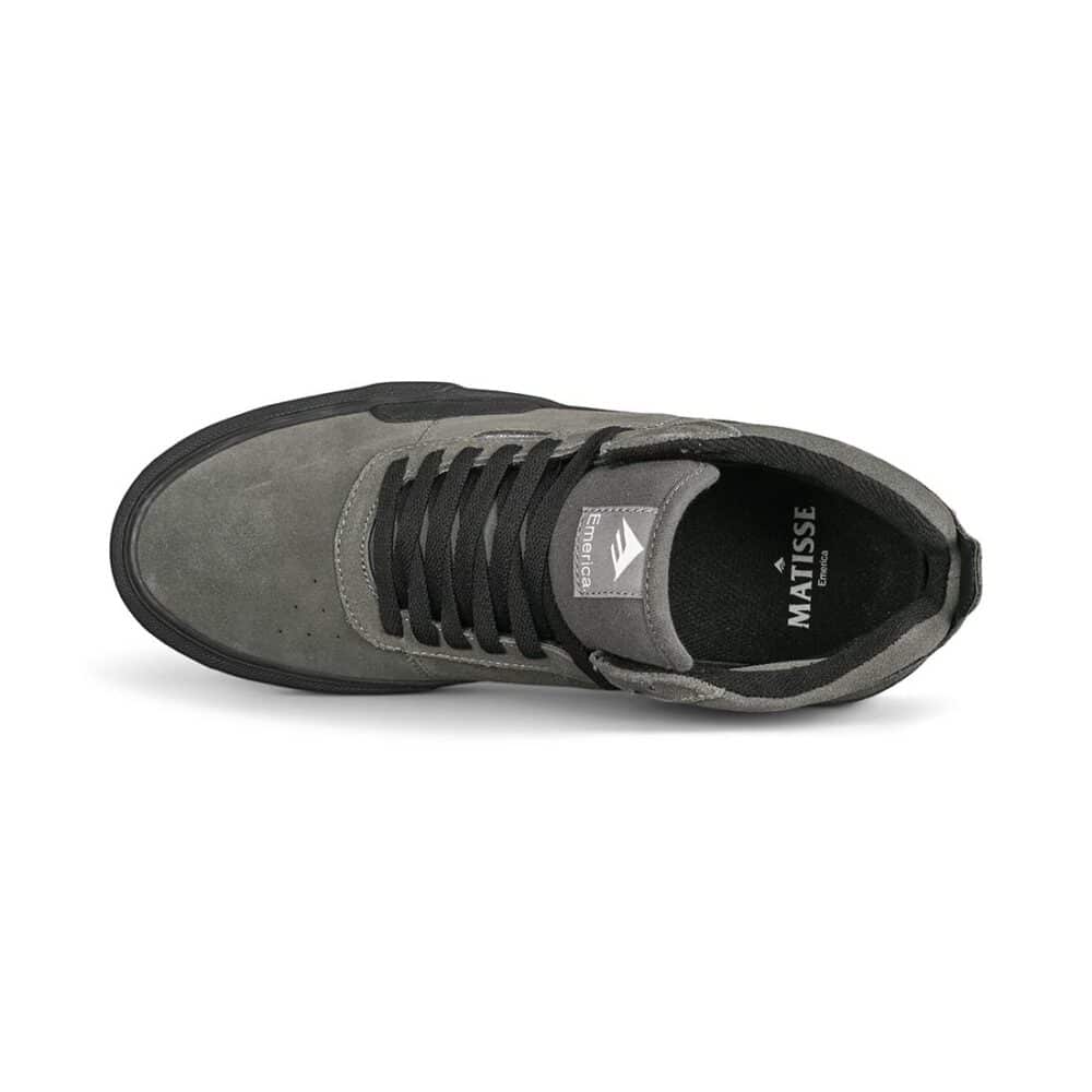 Emerica Pillar Mid-Top Skate Shoes - Grey/Black