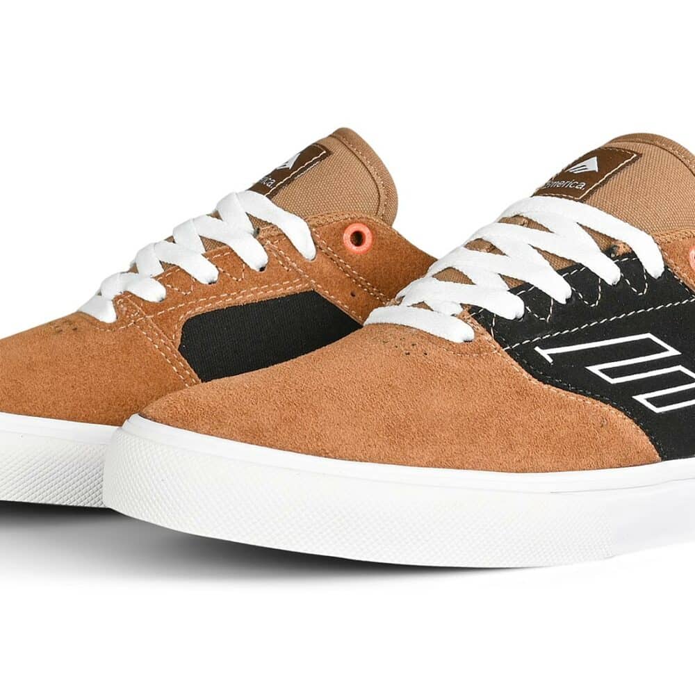 Emerica The Low Vulc Skate Shoes - Brown/Black