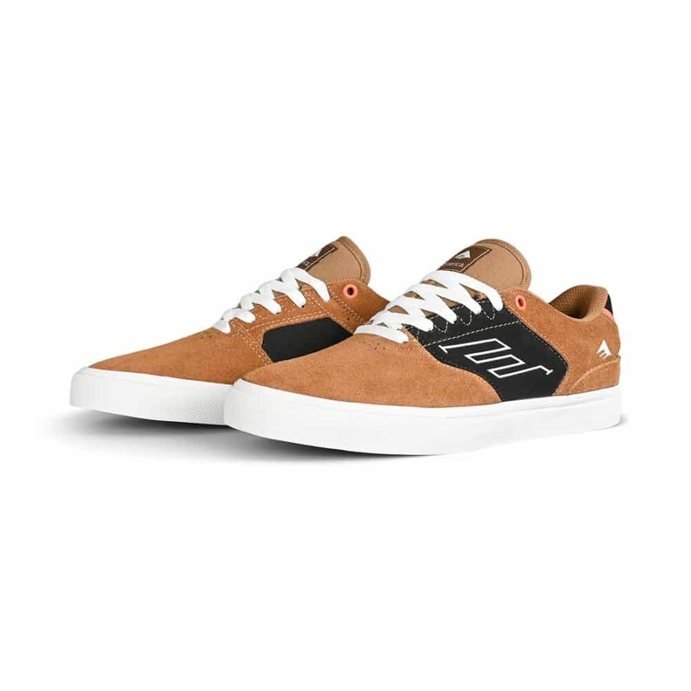 Emerica The Low Vulc Skate Shoes - Brown/Black