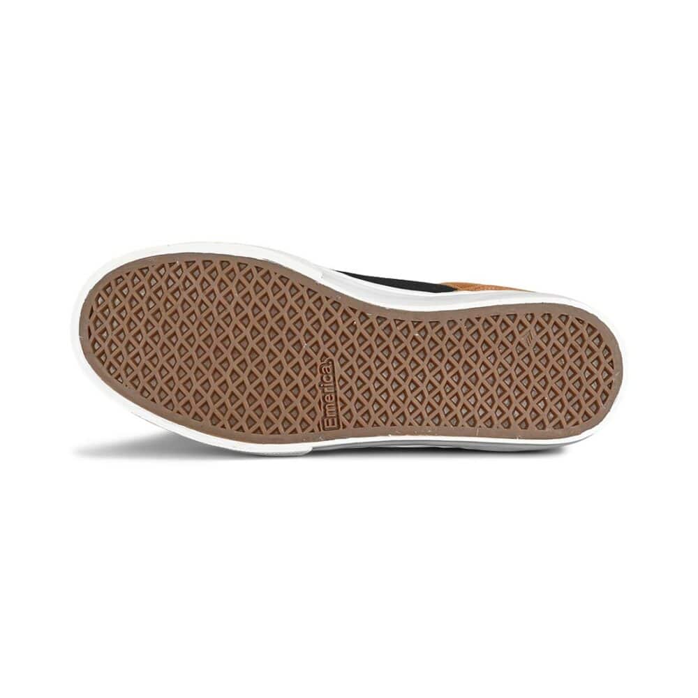 Emerica The Low Vulc Skate Shoes - Brown/Black