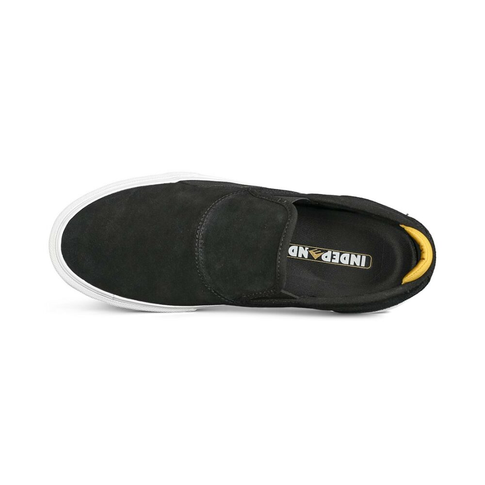 Emerica x Independent Wino G6 Slip-On Skate Shoes - Black