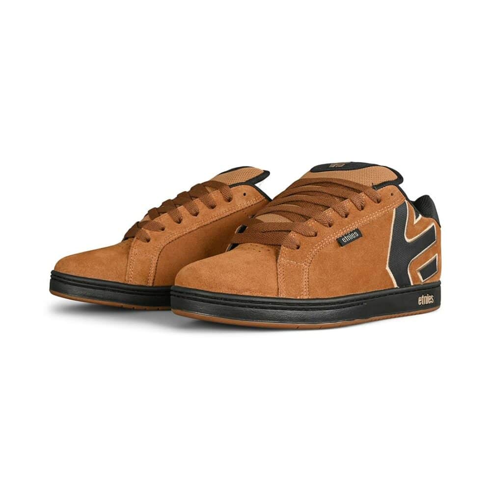 Etnies Fader Skate Shoes - Brown-Black-Tan