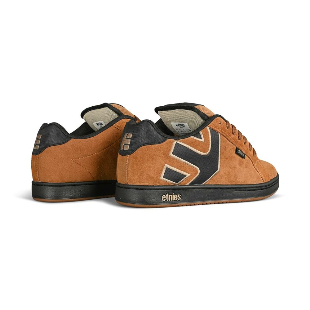 Etnies Fader Skate Shoes - Brown-Black-Tan