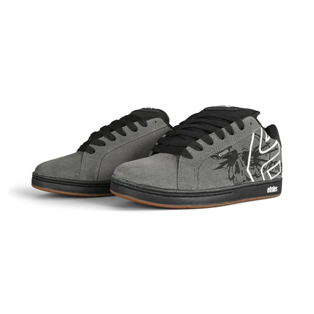 Etnies Fader Skate Shoes - Grey/Black/White