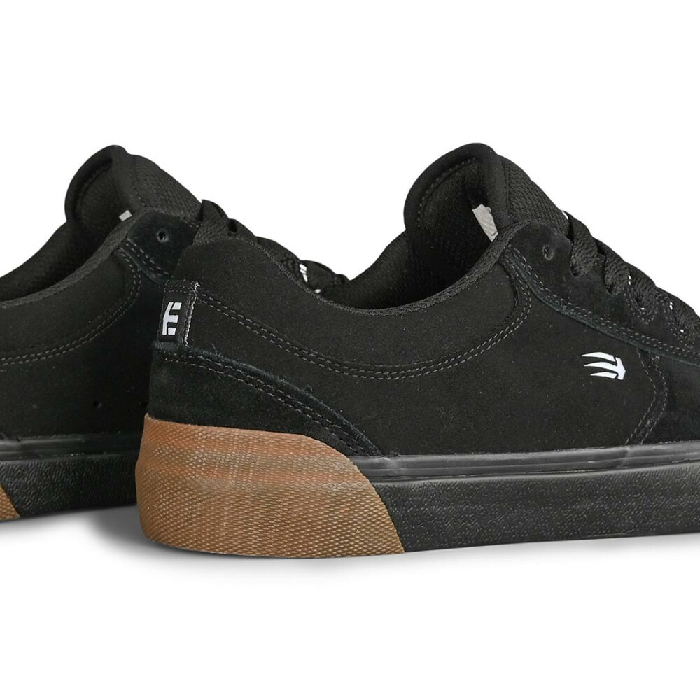 Etnies Joslin Vulc Skate Shoes - Black/Gum/Silver