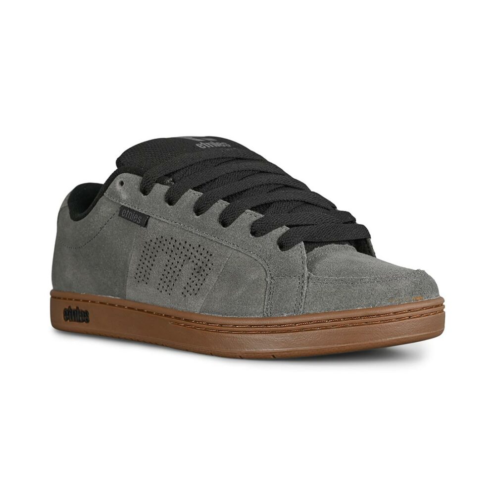 Etnies Kingpin Skate Shoes - Grey-Black-Gum