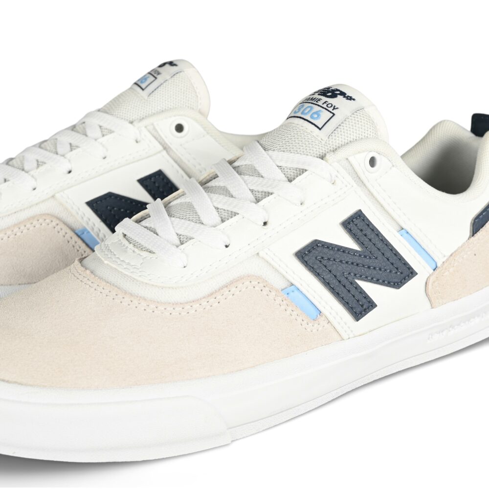 New Balance Numeric 306 Jamie Foy Skate Shoes - White/Navy