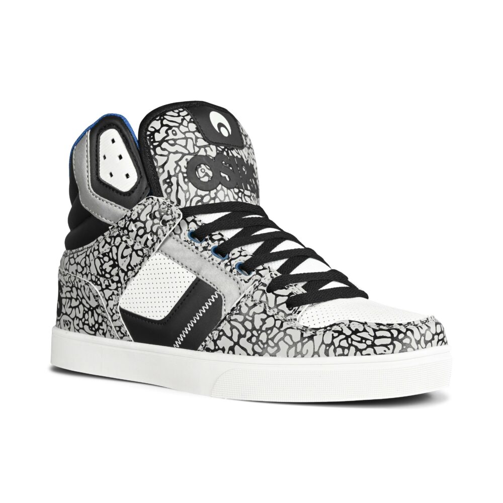 Osiris Clone High Top Shoes - Elephant/Black/White