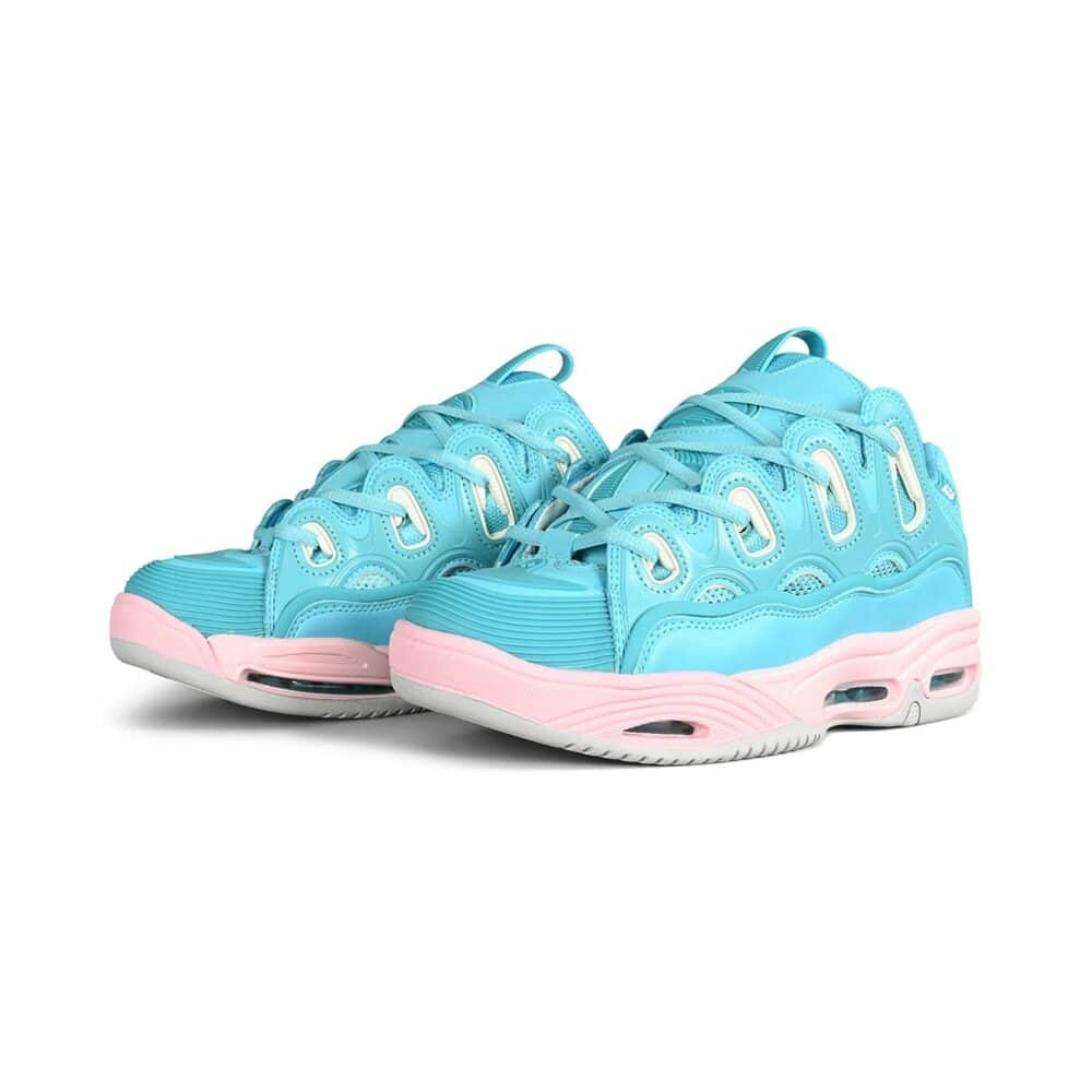 Osiris D3 2001 Skate Shoes - Blue/Pink