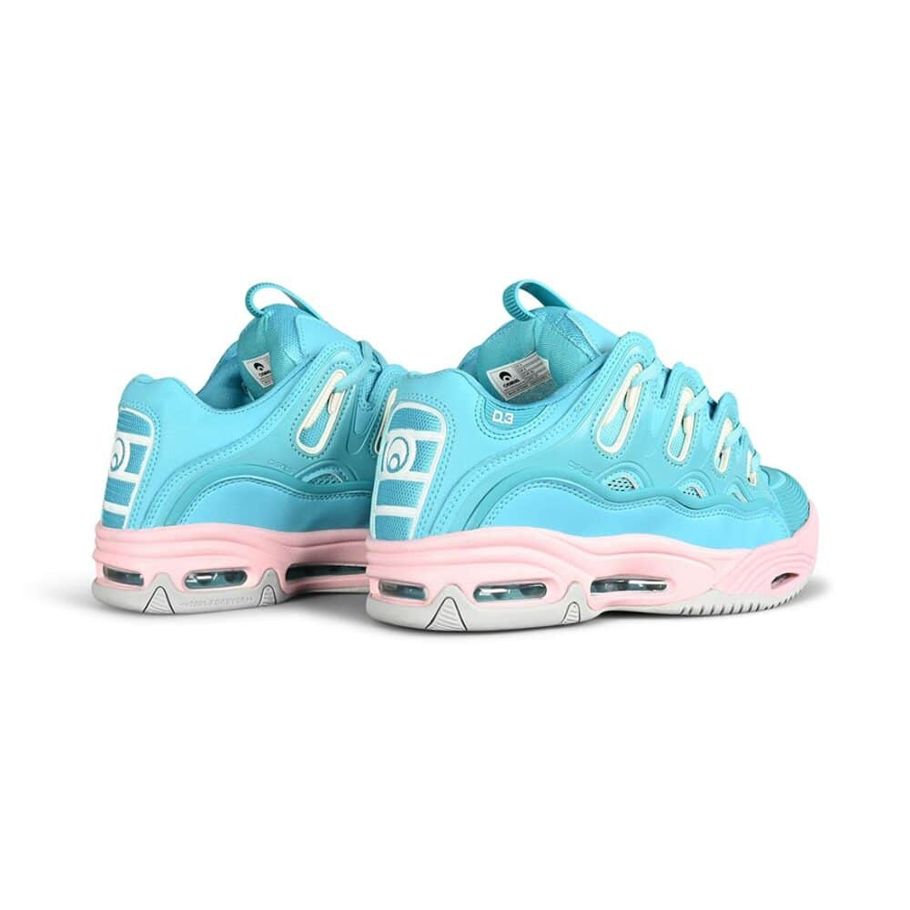 Osiris D3 2001 Skate Shoes - Blue/Pink