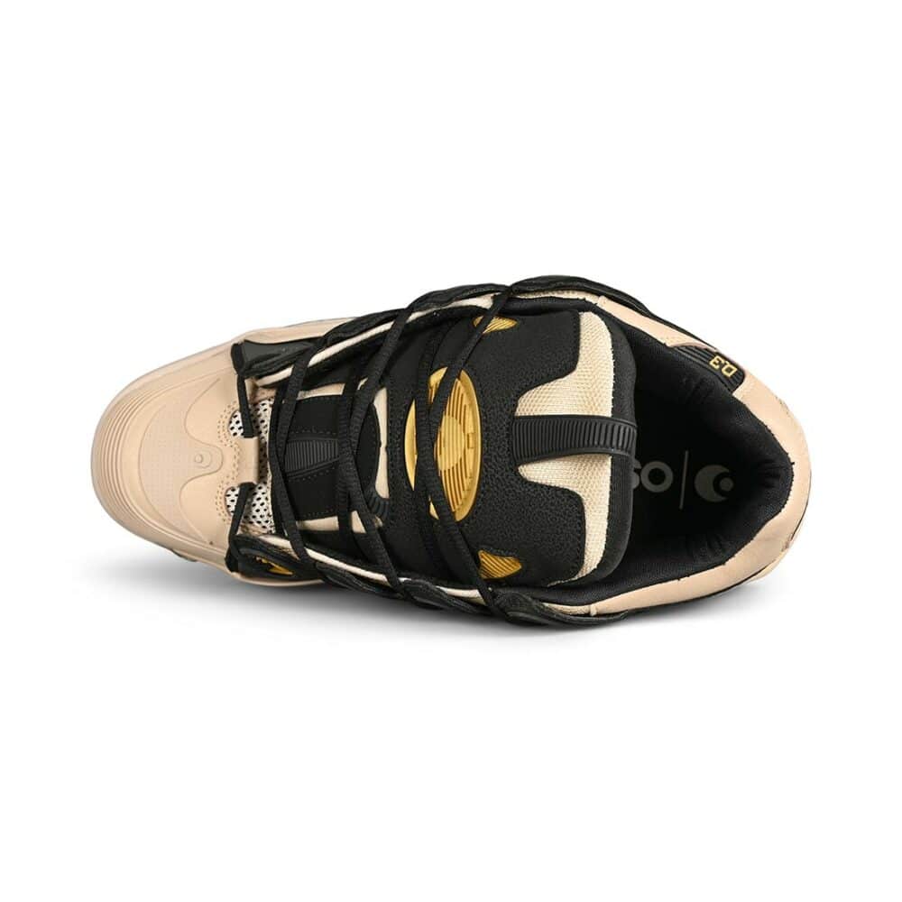 Osiris D3 2001 Skate Shoes - Gold/Grey/Beige