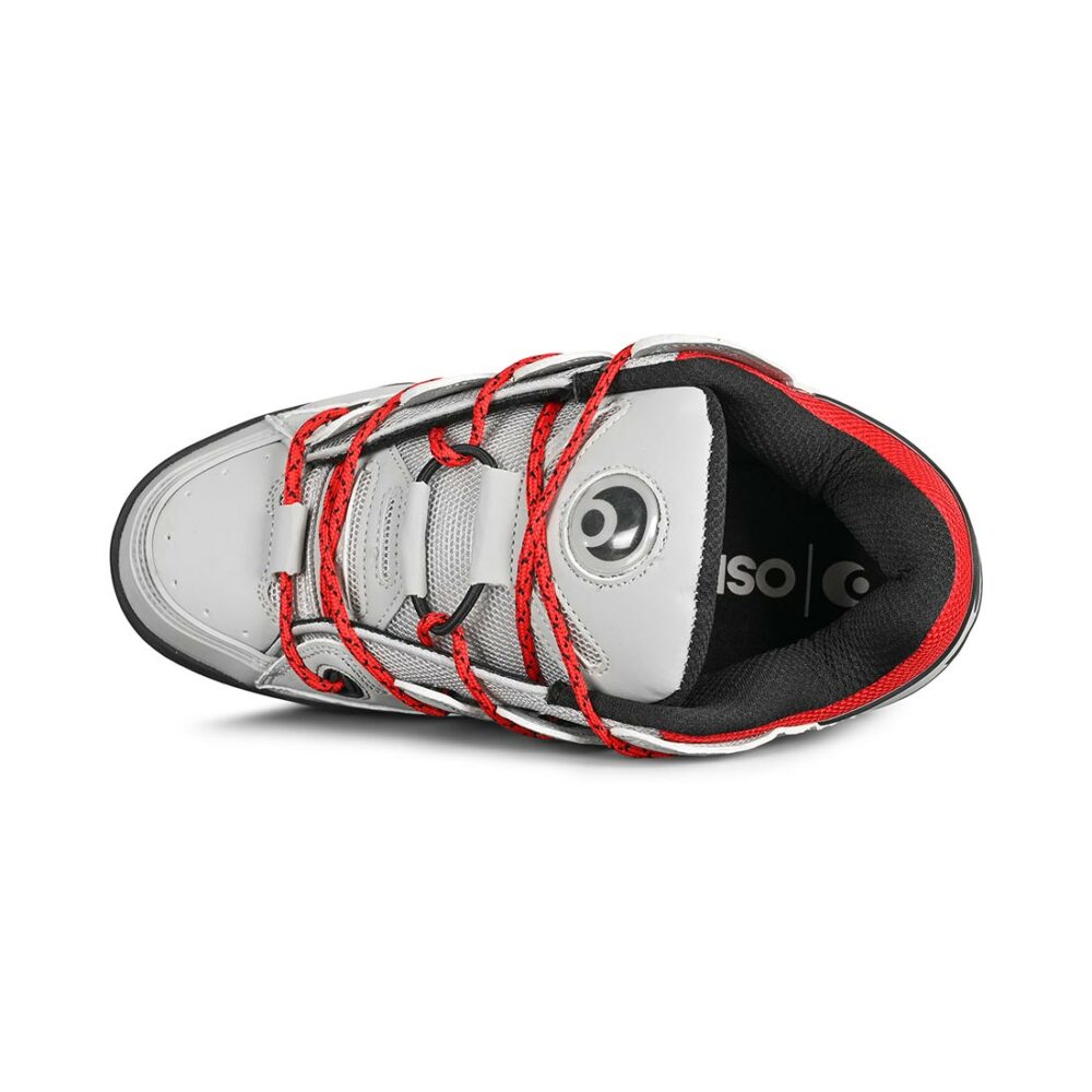 Osiris D3 OG Skate Shoes - Grey/Black/Red