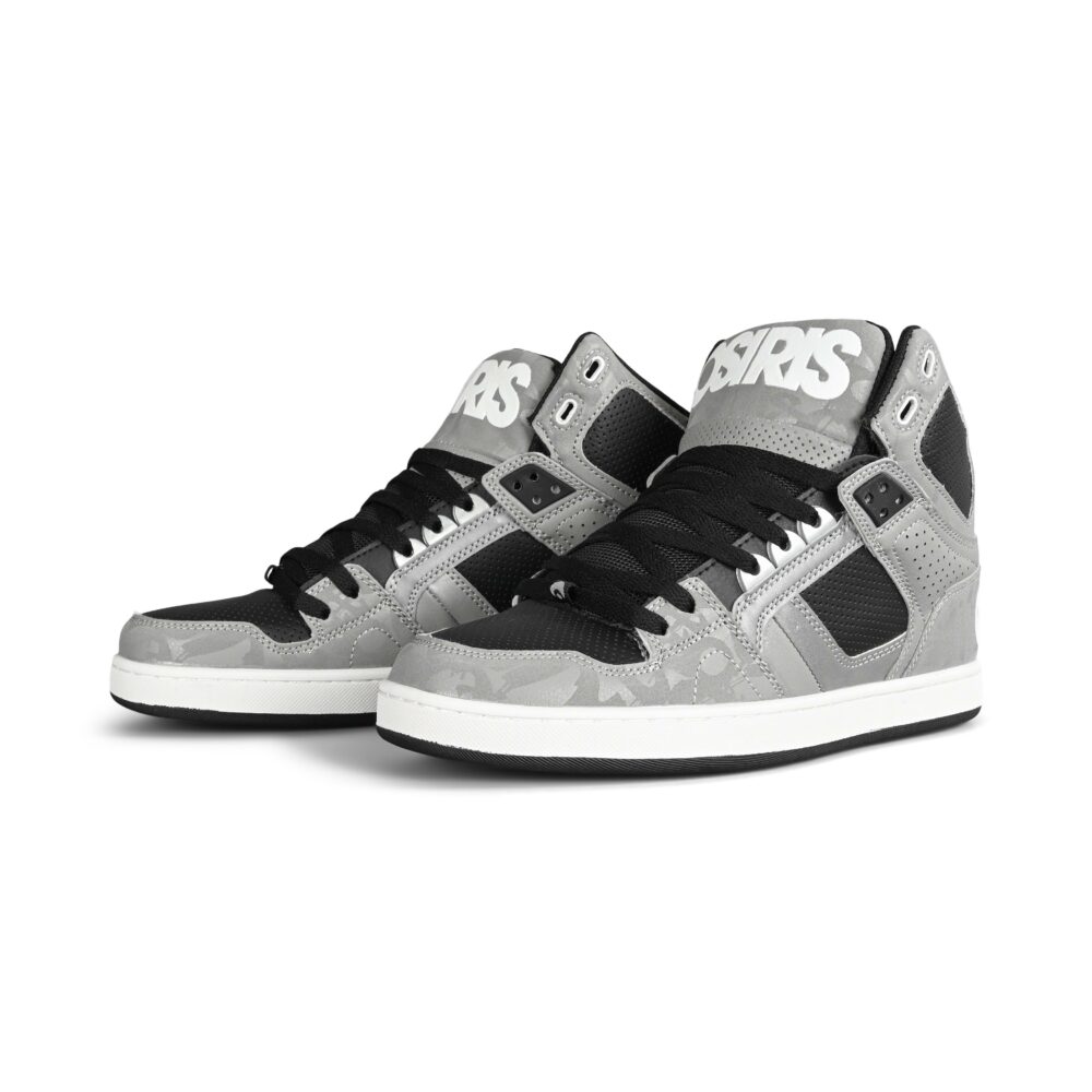 Osiris NYC 83 CLK High Top Shoes - Grey/3M/Script