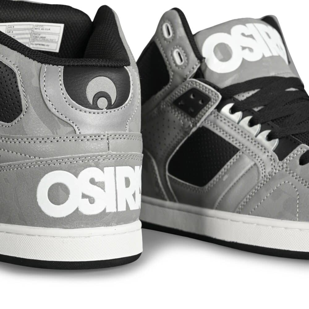 Osiris NYC 83 CLK High Top Shoes - Grey/3M/Script