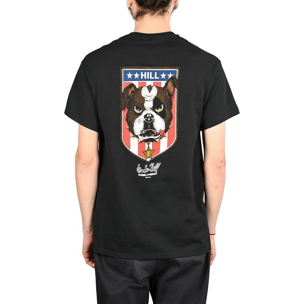 Powell Peralta Frankie Hill Bulldog S/S T-Shirt - Black