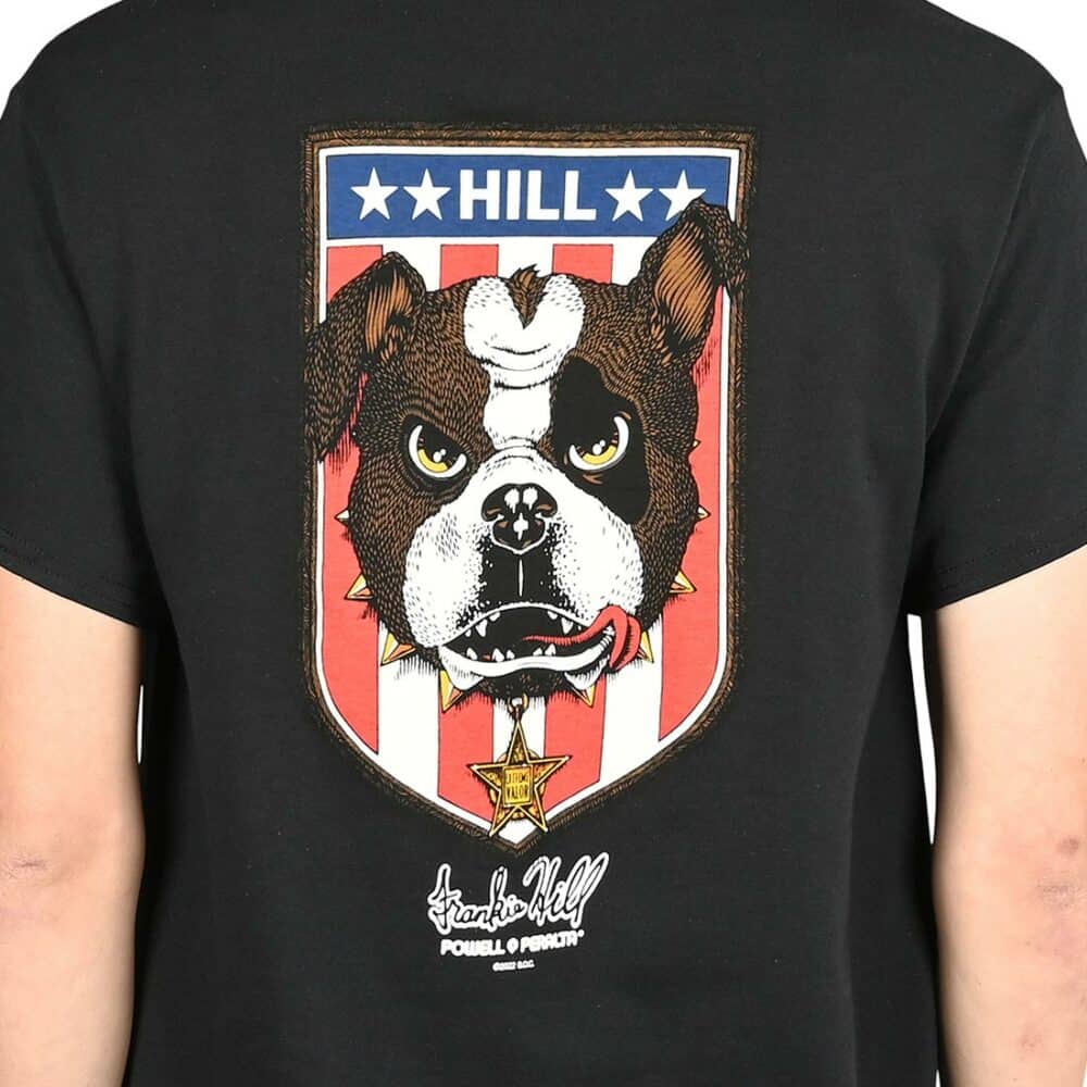 Powell Peralta Frankie Hill Bulldog S/S T-Shirt - Black