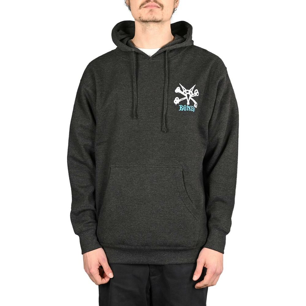 Powell Peralta Rat Bones Pullover Hoodie - Charcoal Heather