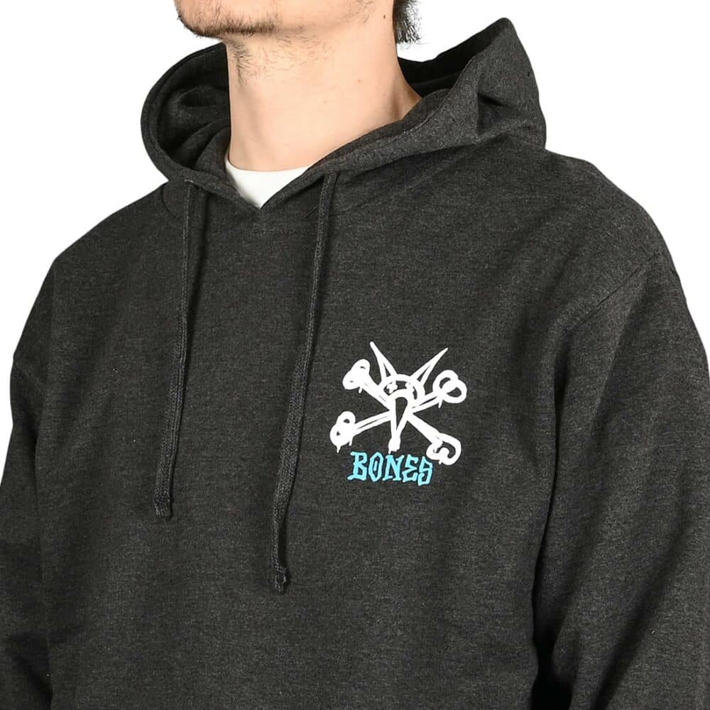 Powell Peralta Rat Bones Pullover Hoodie - Charcoal Heather