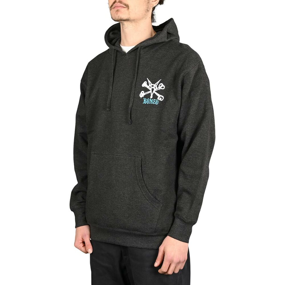 Powell Peralta Rat Bones Pullover Hoodie - Charcoal Heather