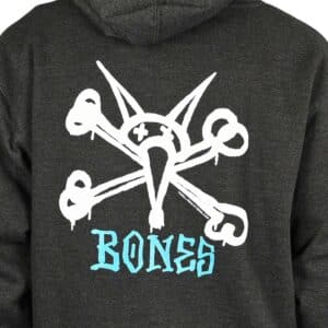 Powell Peralta Rat Bones Pullover Hoodie - Charcoal Heather