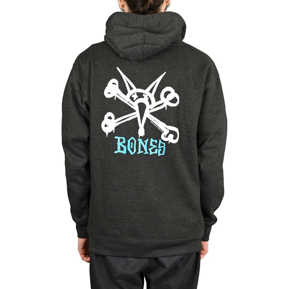 Powell Peralta Rat Bones Pullover Hoodie - Charcoal Heather