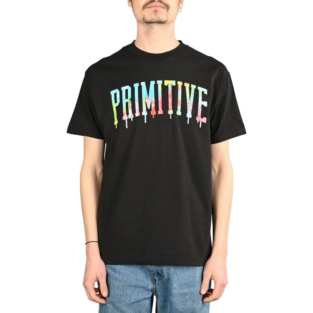 Primitive Collegiate Drip S/S T-Shirt - Black