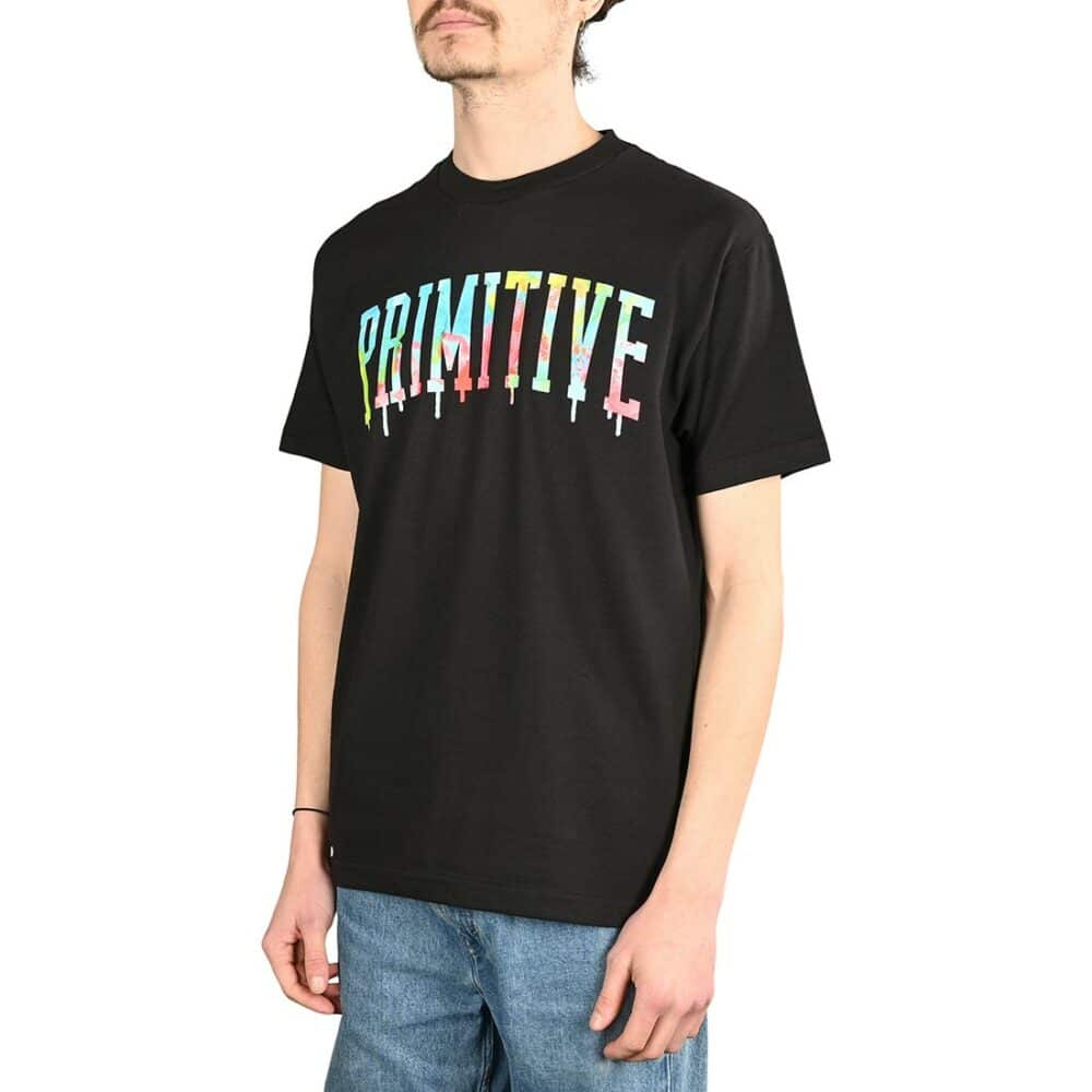 Primitive Collegiate Drip S/S T-Shirt - Black