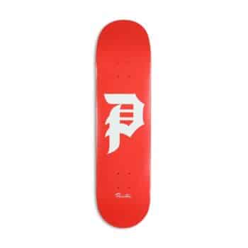 Primitive Dirty P Core 8.125" Skateboard Deck - Red