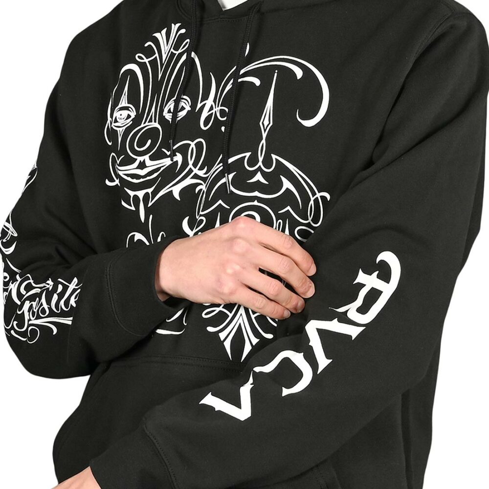 RVCA Mister Cartoon Clowns Pullover Hoodie - Black