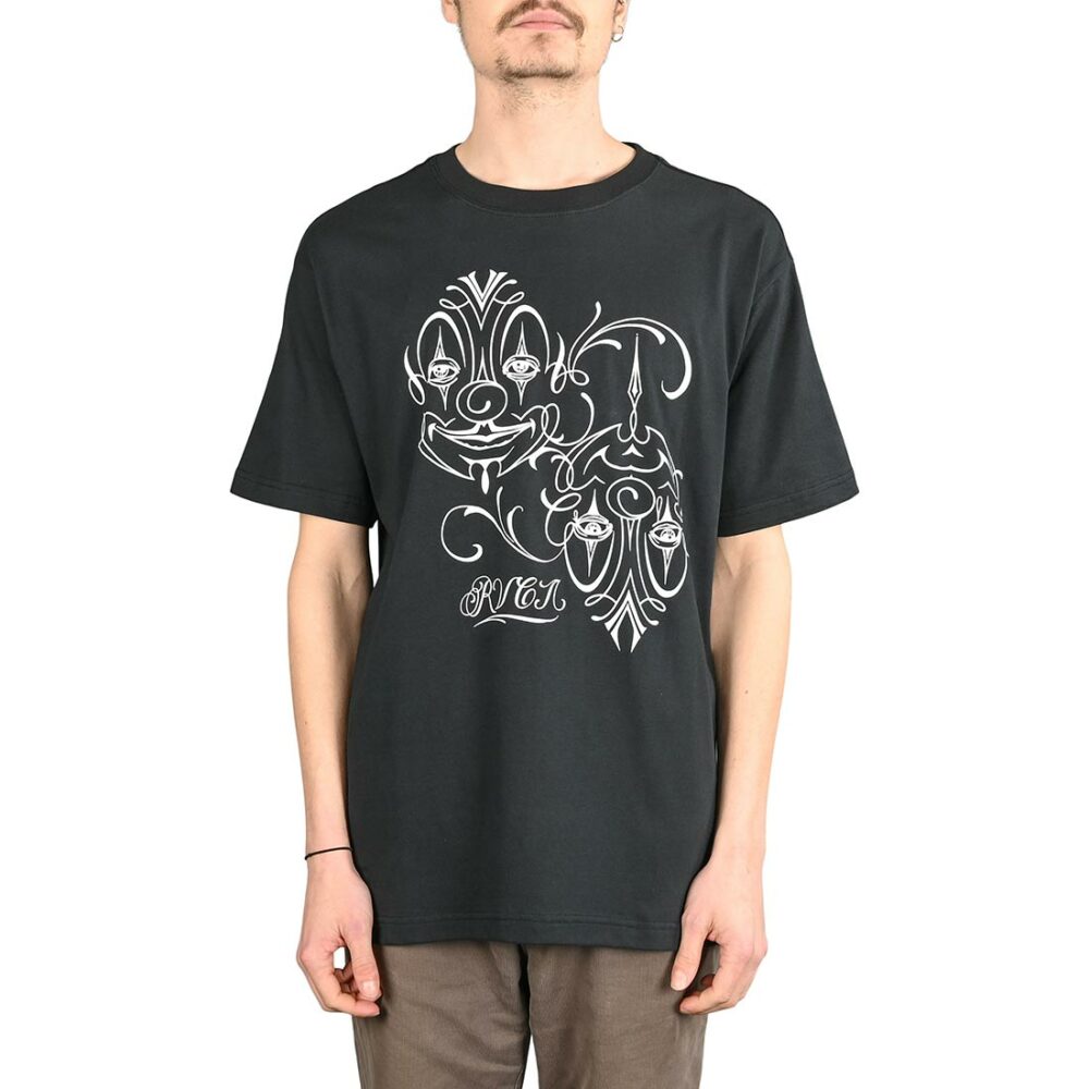 RVCA Mister Cartoon Clowns S/S T-Shirt - Black