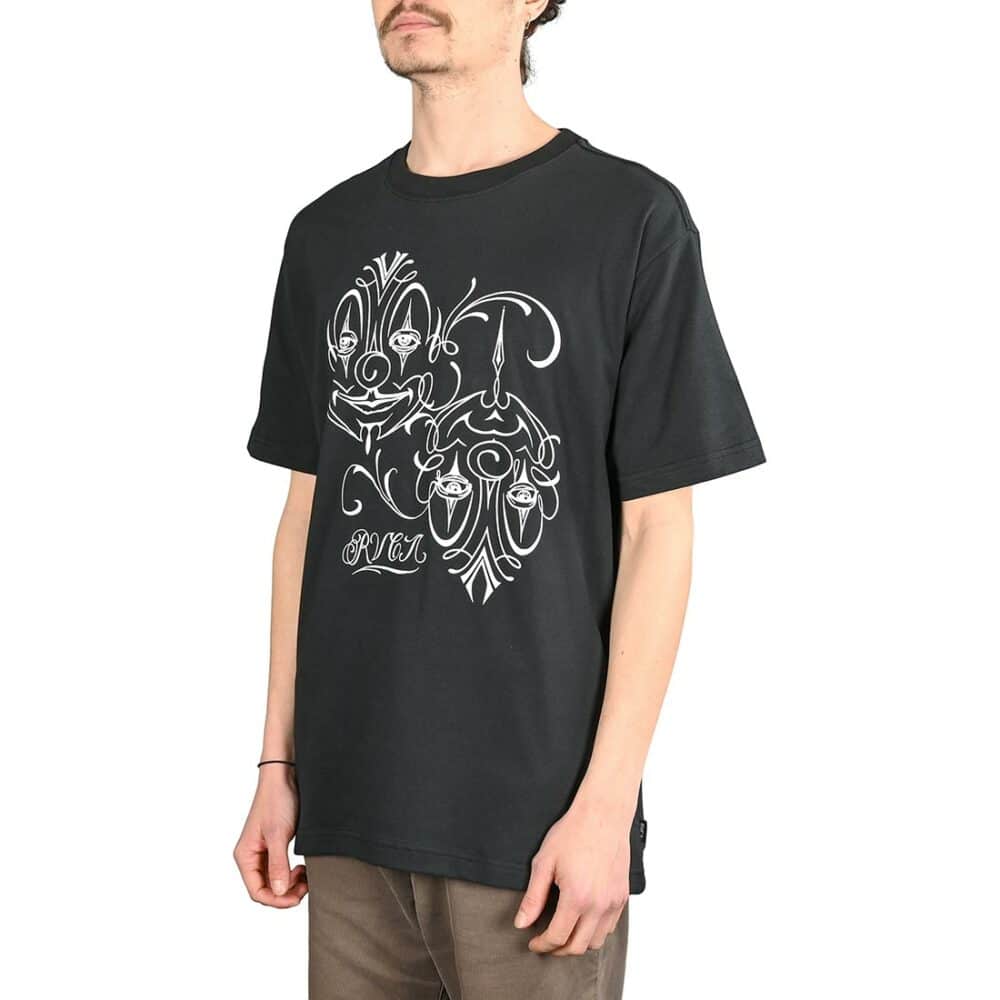 RVCA Mister Cartoon Clowns S/S T-Shirt - Black