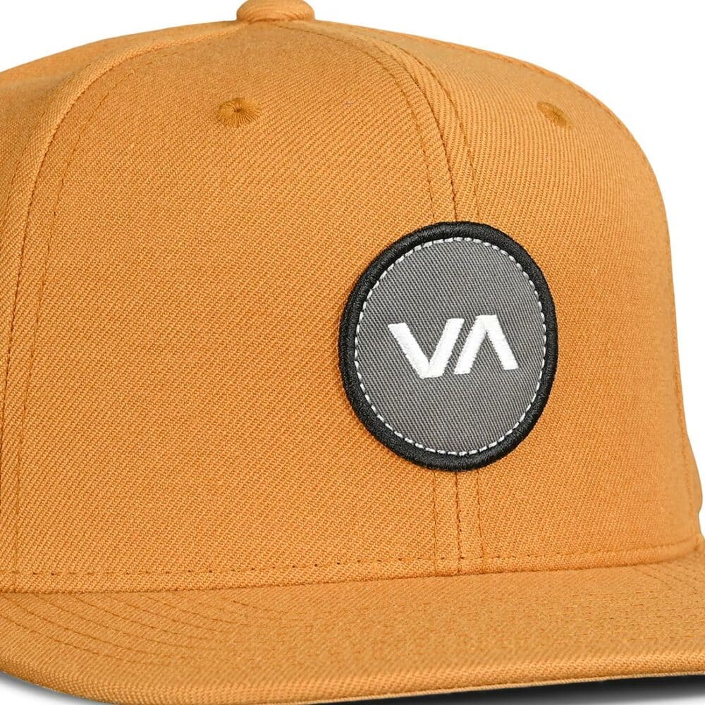 RVCA VA Patch Snapback Cap - Golden Rod