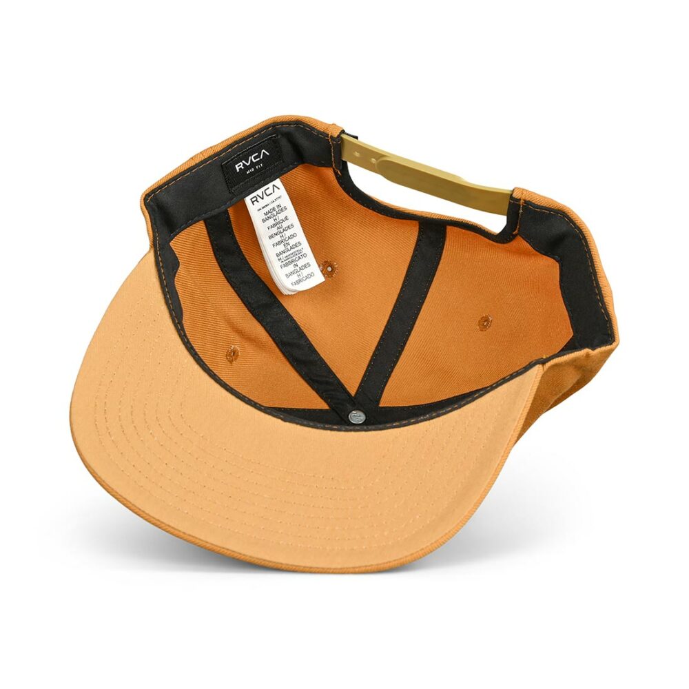 RVCA VA Patch Snapback Cap - Golden Rod