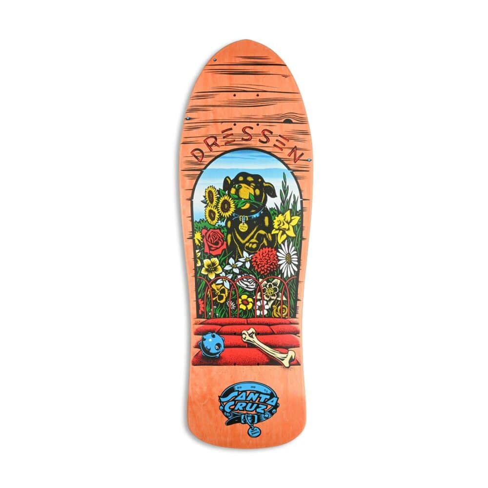 Santa Cruz Dressen Pup 9.5" Reissue Skateboard Deck