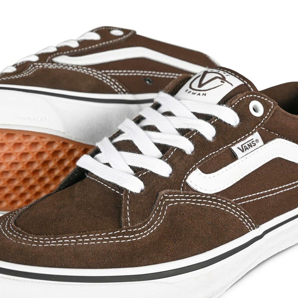 Vans Rowan Pro Skate Shoes - Dark Brown