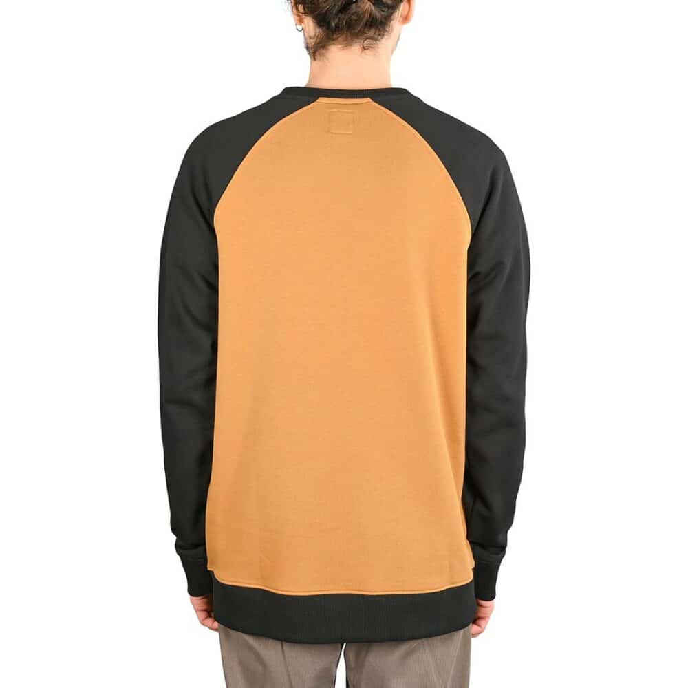 Vans Rutland III Pullover Crew Sweater - Bone Brown/Black