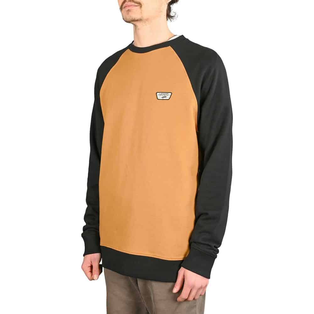 Vans Rutland III Pullover Crew Sweater - Bone Brown/Black