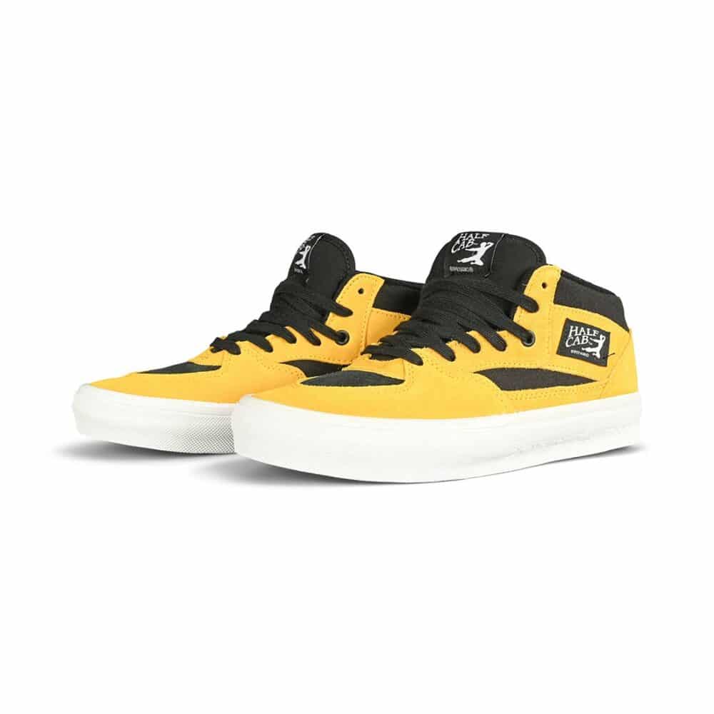 Vans x Bruce Lee Half Cab Skate Shoes - Black/Yellow