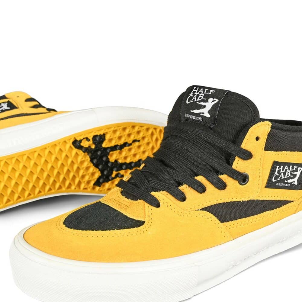 Vans x Bruce Lee Half Cab Skate Shoes - Black/Yellow