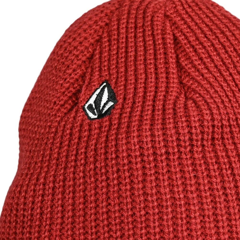 Volcom Full Stone Beanie Hat - Deep Red