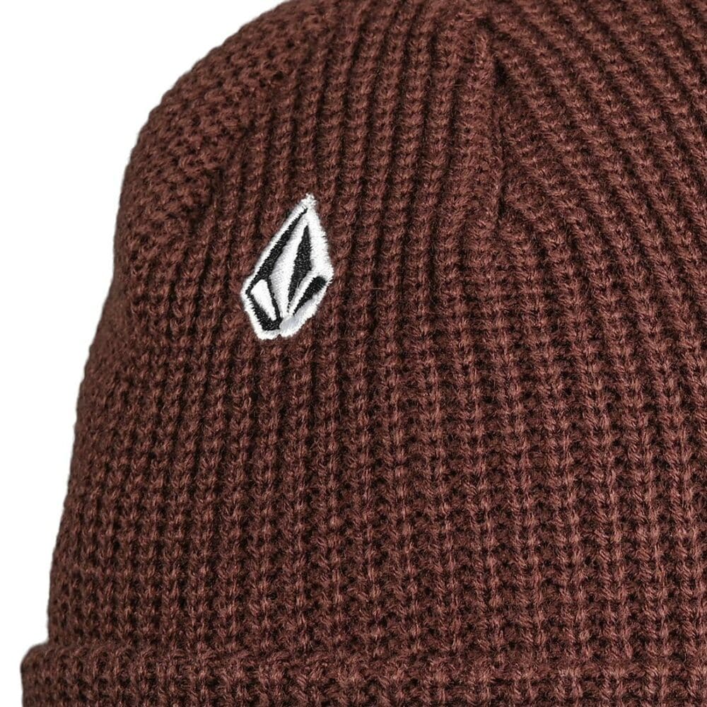 Volcom Full Stone Beanie Hat - Mahogany