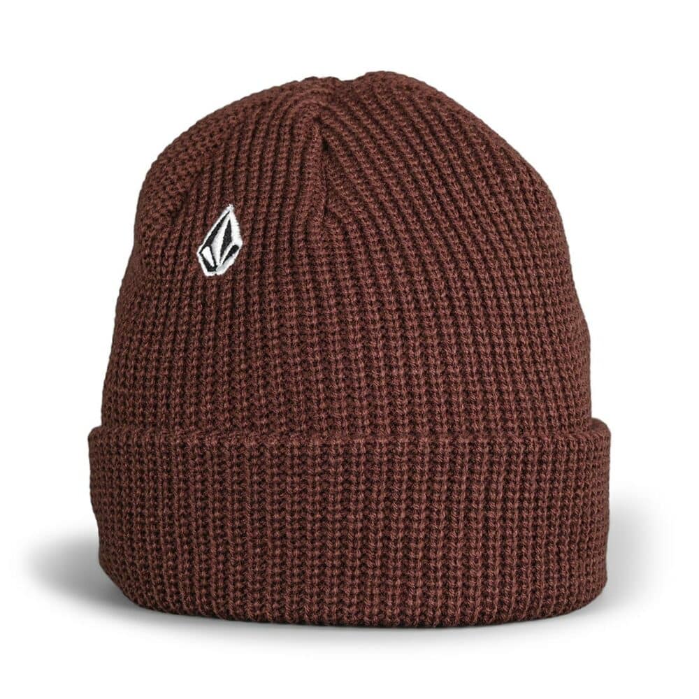 Volcom Full Stone Beanie Hat - Mahogany