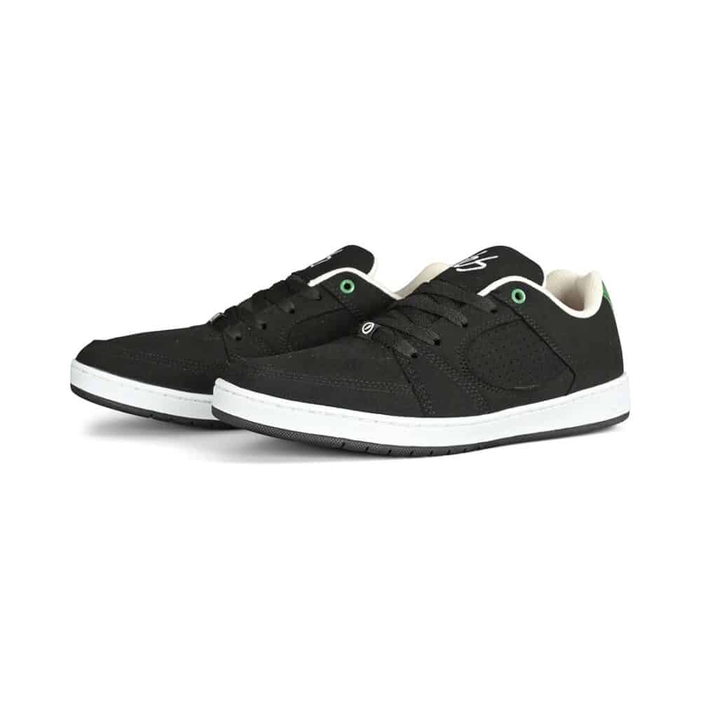 eS Accel Slim Skate Shoes - Black/White/Green