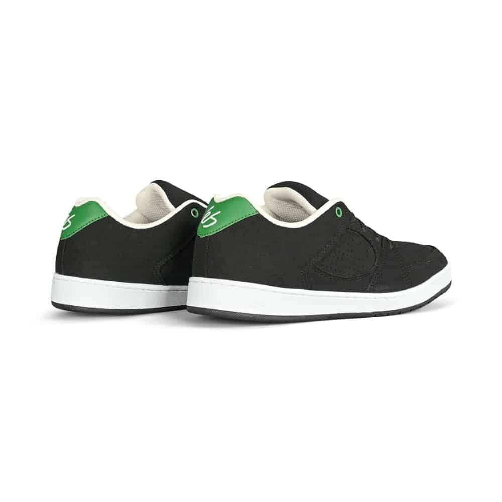 eS Accel Slim Skate Shoes - Black/White/Green