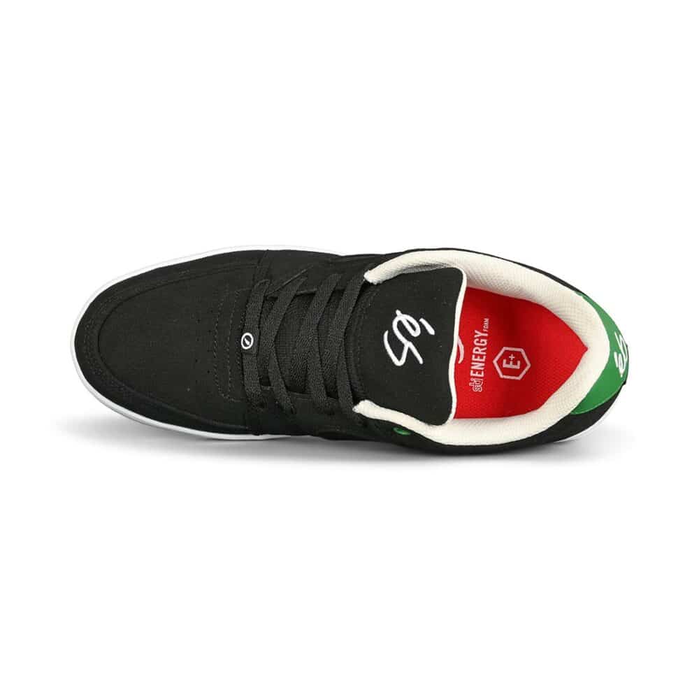 eS Accel Slim Skate Shoes - Black/White/Green