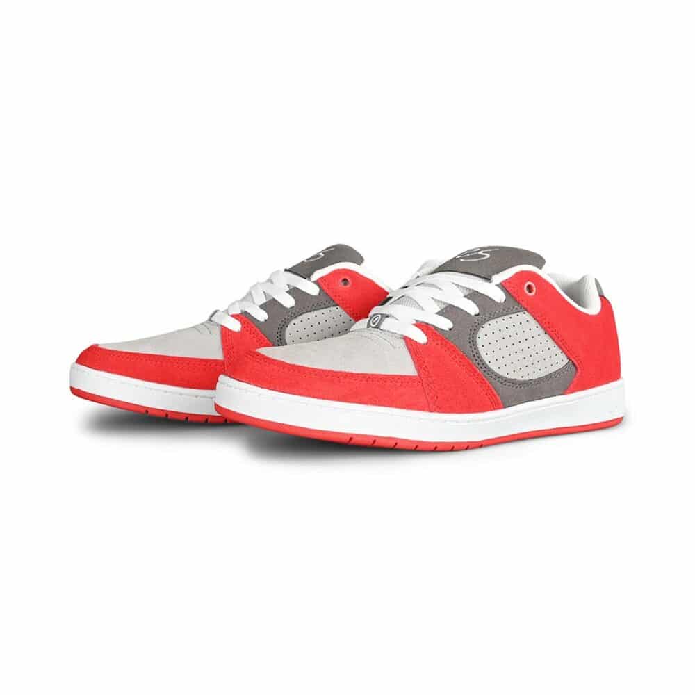 eS Accel Slim Skate Shoes - Grey/Red