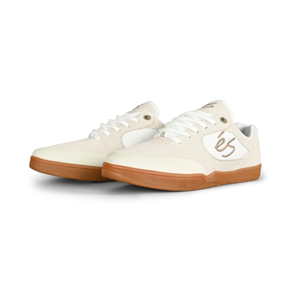 eS Swift 1-5 Skate Shoes - White-Gum